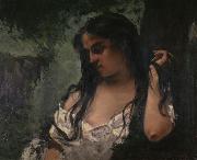 Gustave Courbet, Gypsy in Reflection